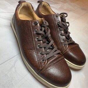 Born Men's Dark Brown Leather Sneakers